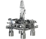 Колекційна модель-конструктор Metal Time Treasure Finder Нафтова платформа, механічна (MT008) - Pampik - 2