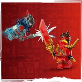 Конструктор LEGO NINJAGO Швидкісні перегони Кая на мотоциклі, 79 деталей (71838) - Pampik - 9
