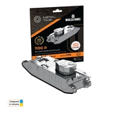 Колекційна модель-конструктор Metal Time World of Tanks танк TOG II, 29 деталей (MT067) - Pampik