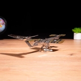 Колекційна модель-конструктор Metal Time Caspian Sea Monster Ekranoplan Екроплан (MT099) - Pampik - 7