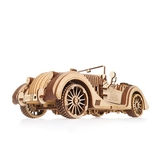 Дерев'яний механічний 3D конструктор Ugears Родстер VM-01 (70052) - Pampik - 2