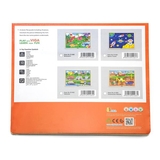 Дерев'яний пазл Viga Toys Динозаври, 24 ел. (51460) - Pampik - 3