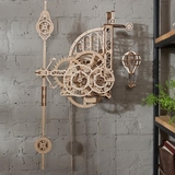 Деревянный механический 3D конструктор Ugears Аэро Часы (70154) - Pampik - 7