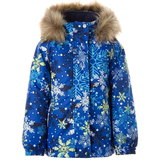 Куртка зимняя Huppa Alondra, р.104, синий с принтом (18420030-14335-104) - Pampik