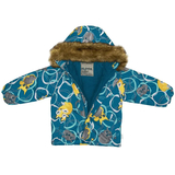 Куртка зимняя Huppa Vesa 1, р.86, бирюзовый с принтом (18570120-23266-086) - Pampik - 4
