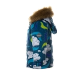 Куртка зимняя Huppa Virgo, р.92, бирюзово-зеленый с принтом (17210030-13266-092) - Pampik - 3
