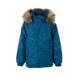 Куртка зимова Huppa Marinel, р.92, бірюзово-зелений з принтом (17200030-12466-092) - Pampik