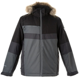 Куртка лыжная Huppa Niklas, р.XS, черный с серым (18368030-00109-0XS) - Pampik