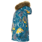 Куртка зимняя Huppa Vesa 1, р.86, бирюзовый с принтом (18570120-23266-086) - Pampik - 3
