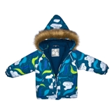 Куртка зимняя Huppa Virgo, р.92, бирюзово-зеленый с принтом (17210030-13266-092) - Pampik - 4