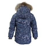 Куртка-пуховик Huppa Moody 1, р.152, темно-синій з принтом (17470155-73286-152) - Pampik - 2