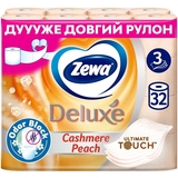 Туалетная бумага Zewa Deluxe Персик, 3 слоя, 32 рулона - Pampik - 2