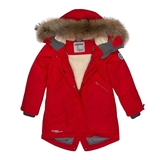 Пальто зимнее Huppa Vivian 1, р.128, красный (12490120-70004-128) - Pampik - 6