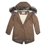 Пальто зимнее Huppa Vivian, р.122, бежевый (12490020-70031-122) - Pampik - 4