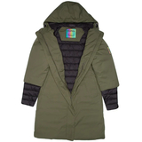 Пальто демисезонное Huppa Almira, р.XL, хаки (12338017-10057-0XL) - Pampik - 4