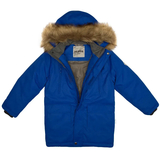 Куртка-парка зимняя Huppa Roman, р.122, синий (12380030-70035-122) - Pampik - 4