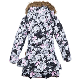 Пальто зимнее Huppa Whitney, р.152, белый с принтом (12460030-81620-122) - Pampik - 2