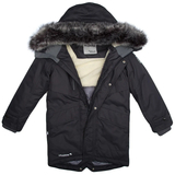 Пальто зимове Huppa David, р.122, темно-сірий (12270020-00018-122) - Pampik - 4