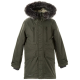 Пальто зимове Huppa David, р.122, хакі (12270020-10057-122) - Pampik