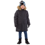 Пальто зимове Huppa David, р.122, темно-сірий (12270020-00018-122) - Pampik - 7