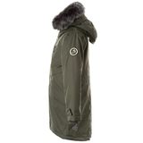 Пальто зимове Huppa David, р.116, хакі (12270020-10057-116) - Pampik - 3