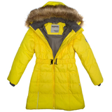 Пальто зимове Huppa Yacaranda, р.116, жовтий (12030030-70002-116) - Pampik - 4