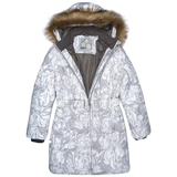 Пальто зимнее Huppa Yacaranda, р.110, белый с принтом (12030030-11320-110) - Pampik - 4