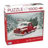 Пазл Tactic Вантажівка з ялинками, 1000 елементів (59220) - Pampik