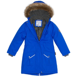 Куртка-парка зимняя Huppa Mona, р.116, синий (12200030-70035-116) - Pampik - 4