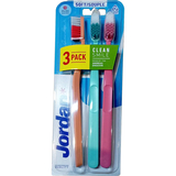 Зубна щітка Jordan Clean Smile, м'яка, 3 шт., колір в асортименті - Pampik - 2