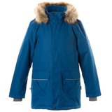Куртка-парка зимова Huppa Vesper 4, р.116, бірюзовий (12370430-80066-116) - Pampik