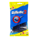 Одноразові станки для гоління Gillette 2, 10 шт. - Pampik