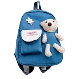 Дитячий наплічник Evo-kids Small-Bear Blue, синій (2418-1 Bear Blue) - Pampik