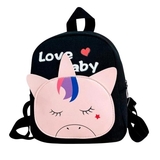 Дитячий рюкзак Evo-Kids Small Unicorn-2 Black, чорний (2418-19 Black Unicorn-2) - Pampik