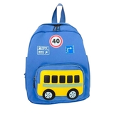 Дитячий рюкзак Evo-Kids Small Bus Blue, синій (2418-7 Blue Bus) - Pampik