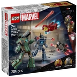 Конструктор LEGO Super Heroes Marvel Залізна людина та Бойова Машина проти Хаммер Дронів, 204 деталі (76320) - Pampik