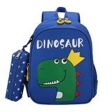 Дитячий рюкзак Evo-Kids Small Dinosaur Blue, синій (2418-24 Blue Dinosaur) - Pampik