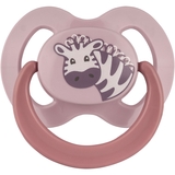 Пустушка силіконова плоска Baby-Nova з малюнком та кільцем, р. 2, бузковий, 2 шт. (3962318) - Pampik - 2