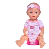 Игровой набор Simba Пупс New Born Baby Drink Уход за малышом, 43 см, розовый (5039005) - Pampik - 2