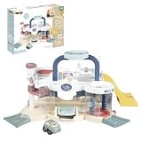 Игровой набор Smoby Little Первый гараж с машинкой (7600140202) - Pampik