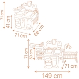 Великий ігровий центр Smoby Baby Nurse. Терракотова пудра. Кімната малюка, 3 зони (7600220394) - Pampik - 4