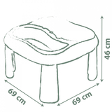 Игровой стол Smoby Life 2 в 1 для игры с песком и водой, с набором для песка, 18+ мес. (7600840111) - Pampik - 6