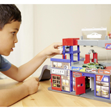 lгровий набiр Majorette Японська серiя Тюнiнг центр, з машинкою, зi звуком та свiтлом (2051033) - Pampik - 7