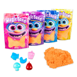 Кінетичний пісок Strateg Magic sand, оранжевий, 500 г (39403-7) - Pampik - 3