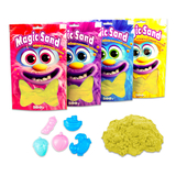 Кинетический песок Strateg Magic sand, желтый, 500 г (39403-5) - Pampik - 3