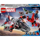 Конструктор LEGO Super Heroes Капітан Америка проти Червоного Халка, 223 деталі (76292) - Pampik
