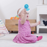 Прорізувач-неваляшка Fat Brain Toys dimpl wobl, блакитний (FA217-4) - Pampik - 4