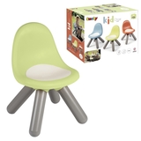 Стульчик со спинкой Smoby Life, 33х33х50 см, зеленый с серым (7600880120) - Pampik