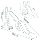 Мега-горка Smoby Life 2 в 1, длина 360 см, зеленый (7600820201) - Pampik - 3