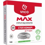 Спираль Vaco Max от комаров, 6 шт. - Pampik